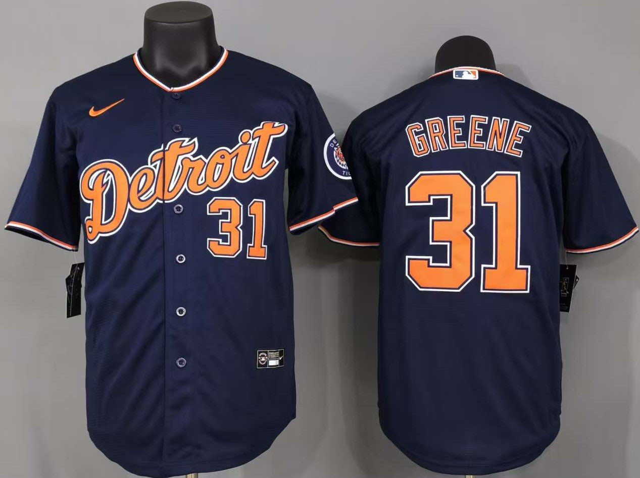 Detroit Tigers Riley Greene #31 Baseball Jersey