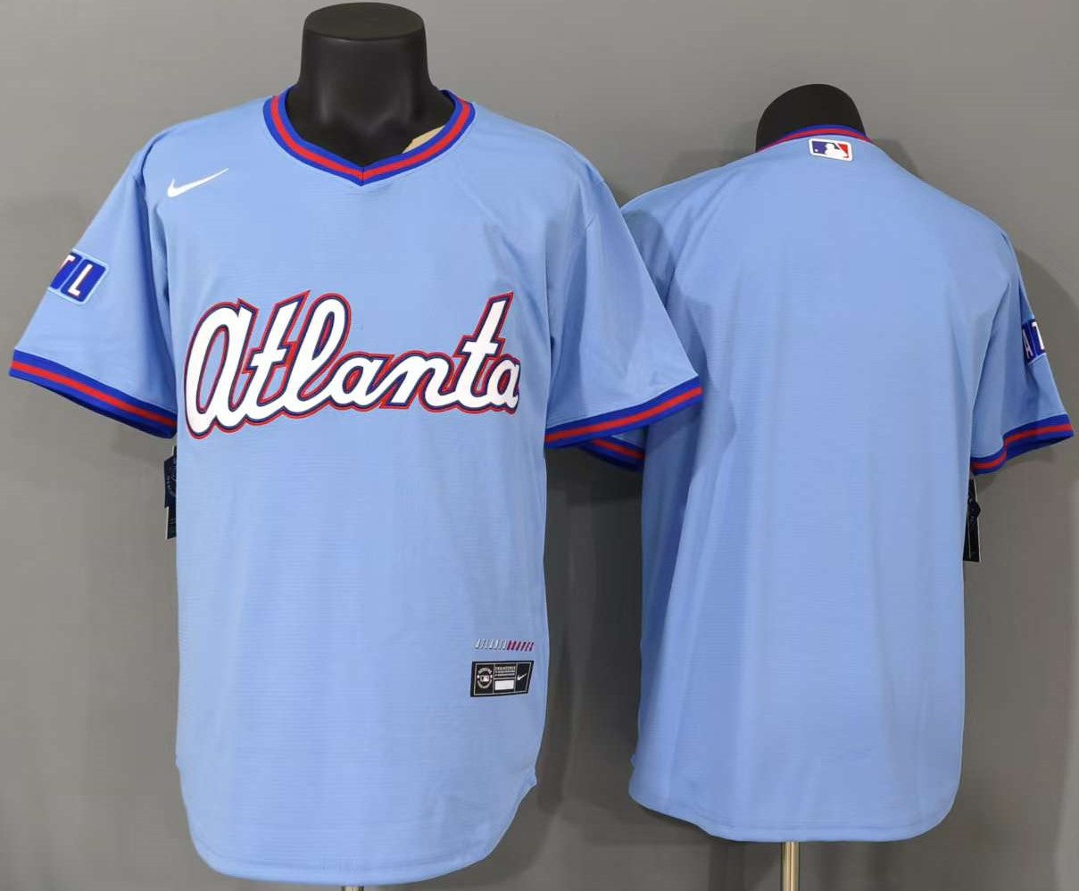 Atlanta Braves Blank Baseball Jersey