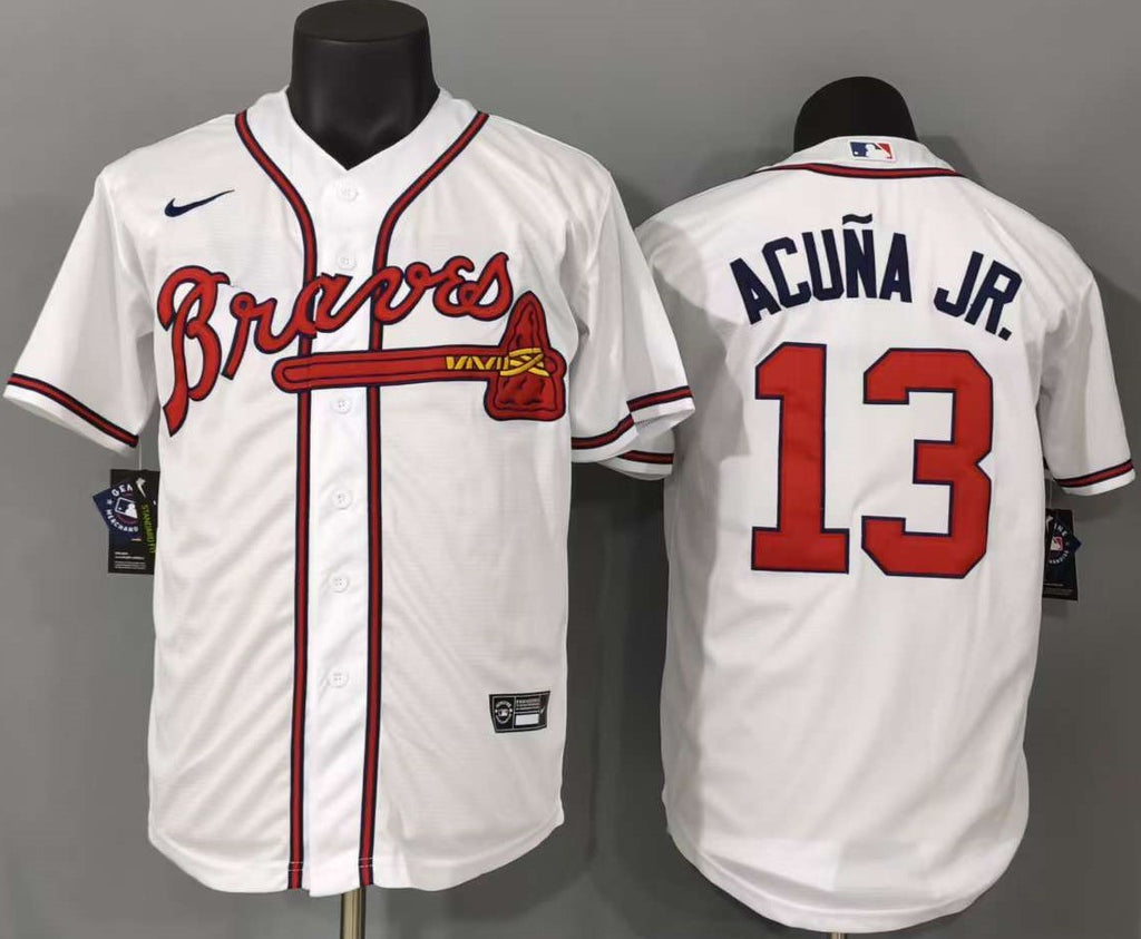 Atlanta Braves Ronald Acuña Jr. #13 Baseball Jersey