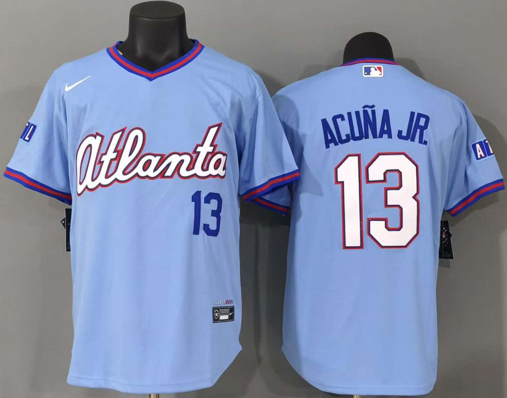 Atlanta Braves Ronald Acuña Jr. #13 Baseball Jersey