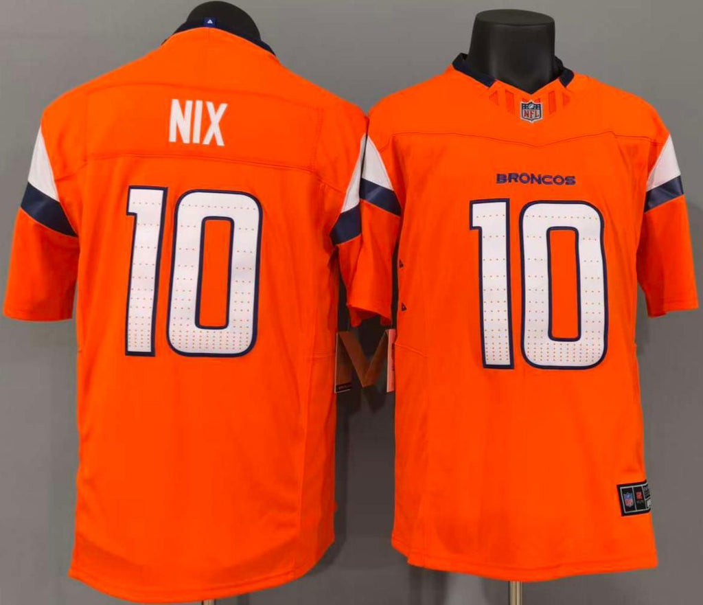 Bo Nix #10 Denver Broncos Game Jersey