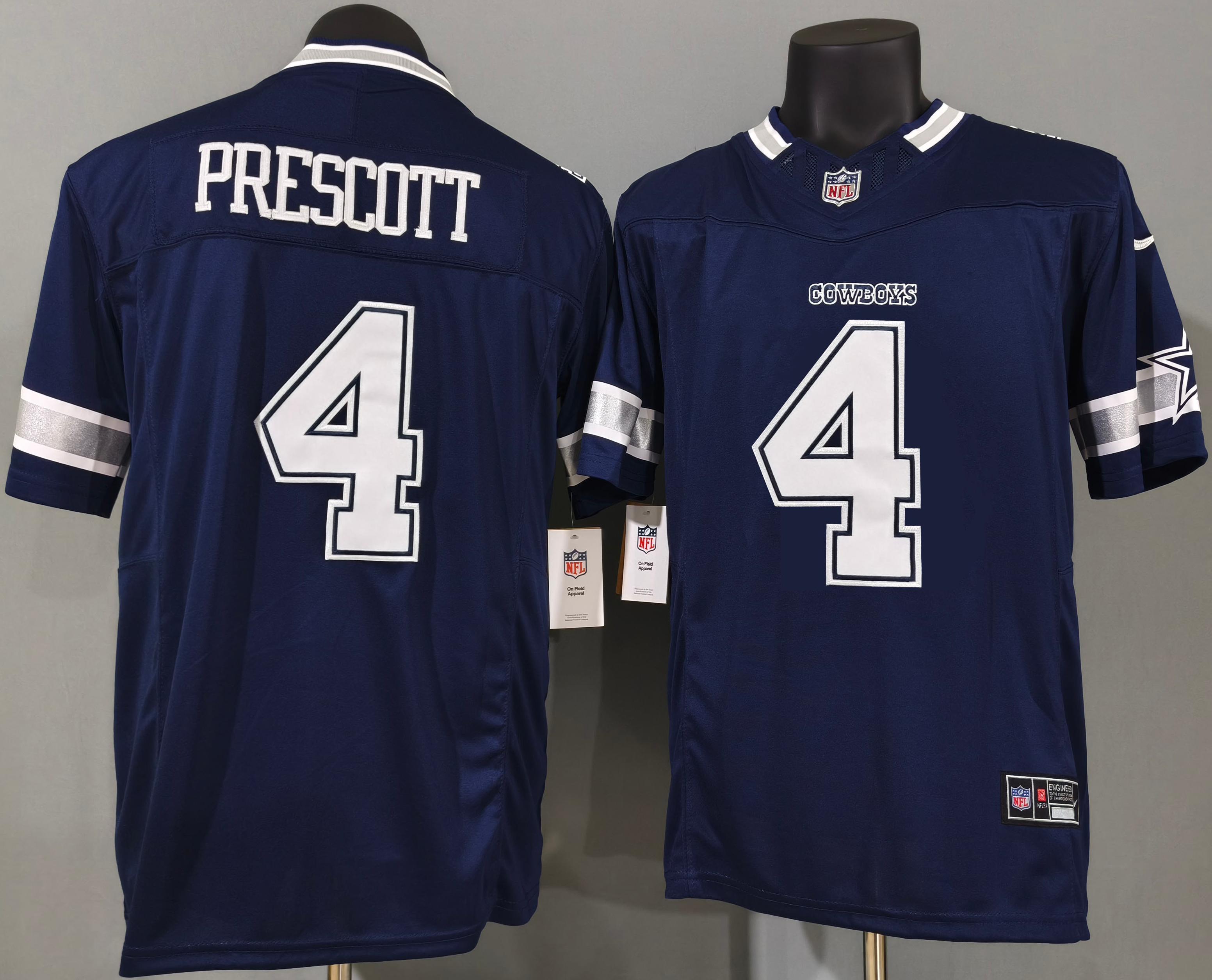 Dak Prescott #4 Dallas Cowboys Game Jersey