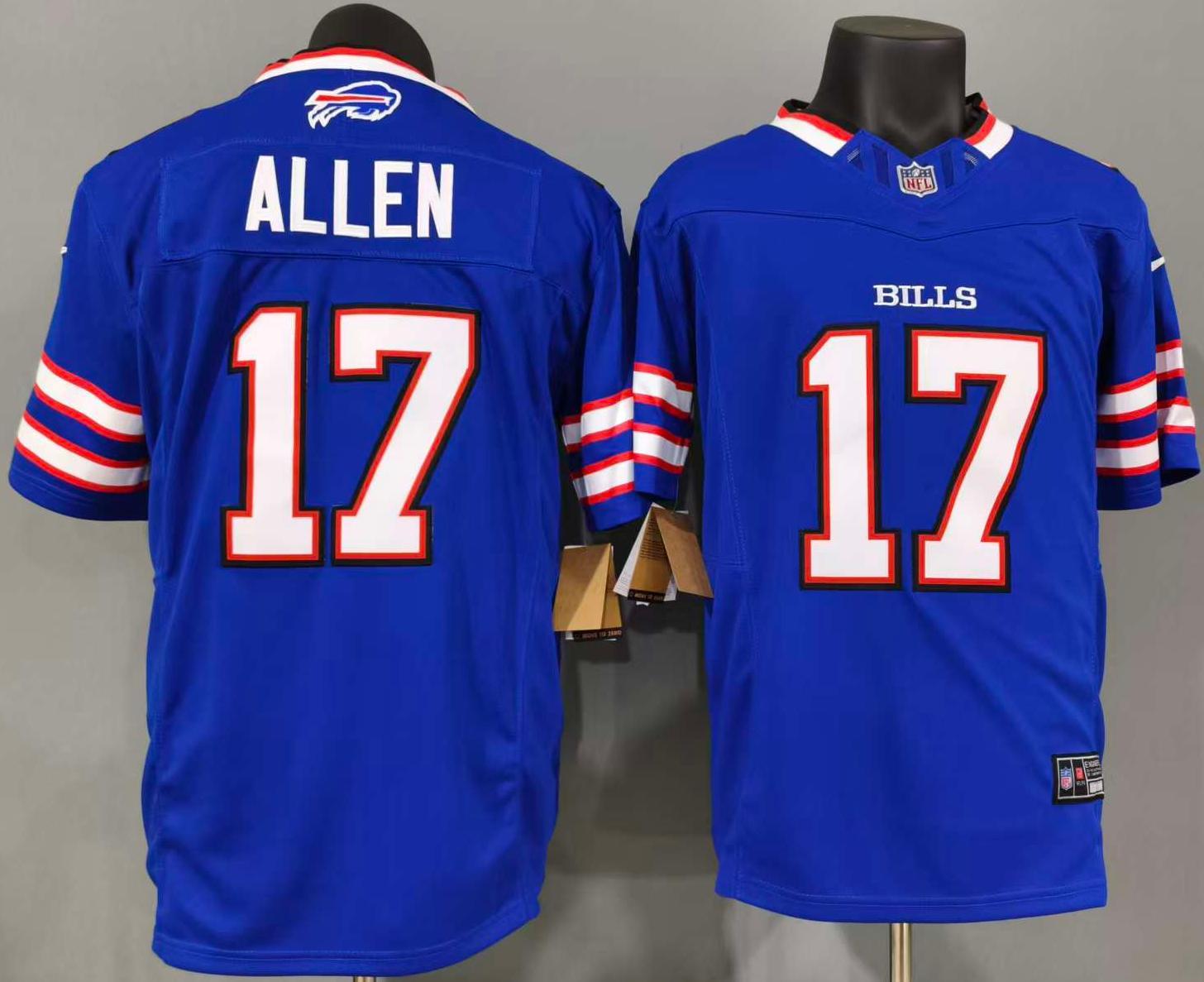Josh Allen #17 Buffalo Bills Game Jersey