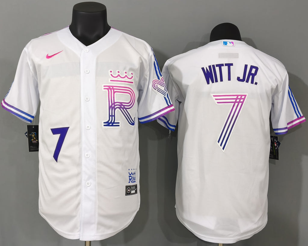 Kansas City Royals Bobby Witt Jr. #7 Baseball Jersey