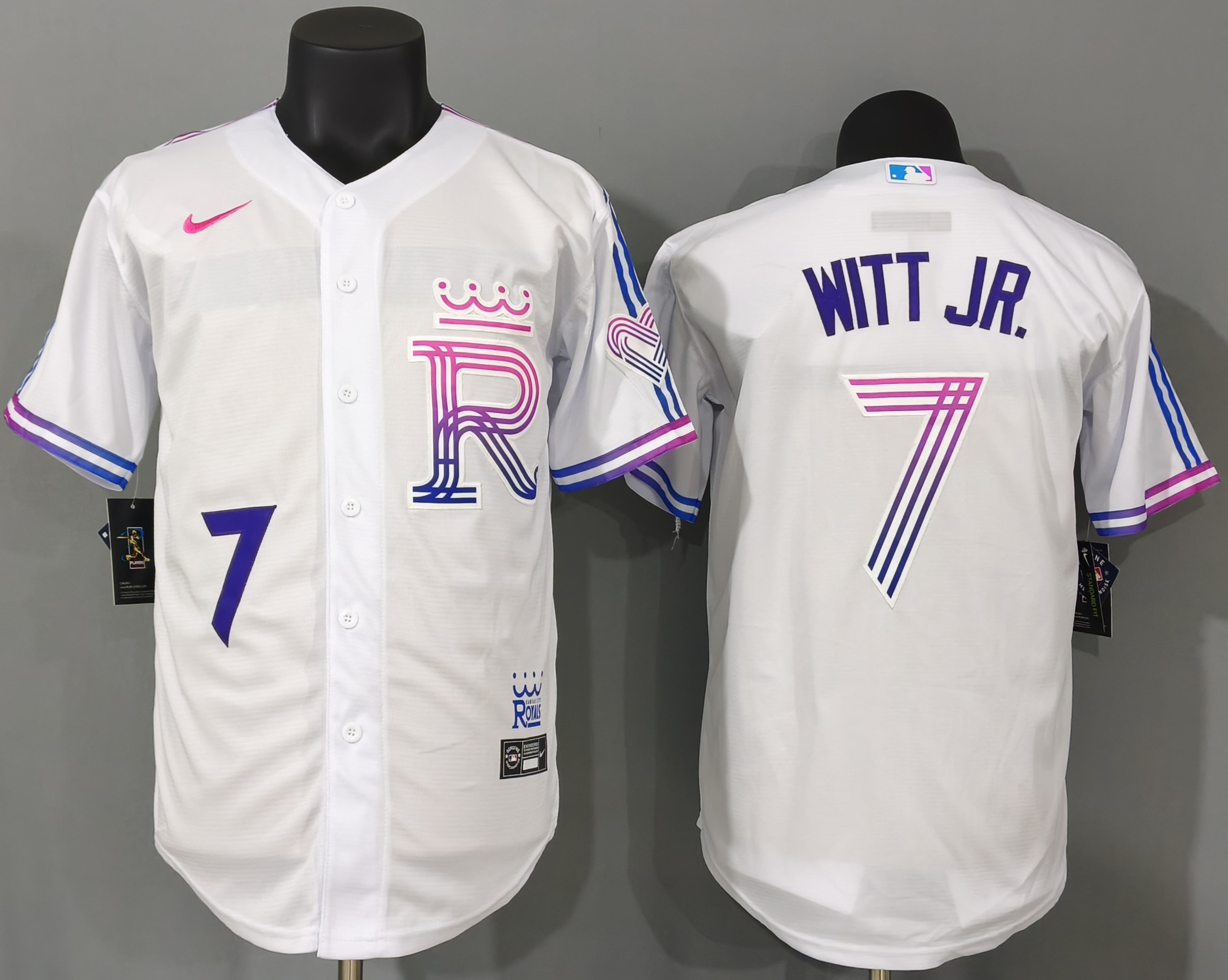 Kansas City Royals Bobby Witt Jr. #7 Baseball Jersey