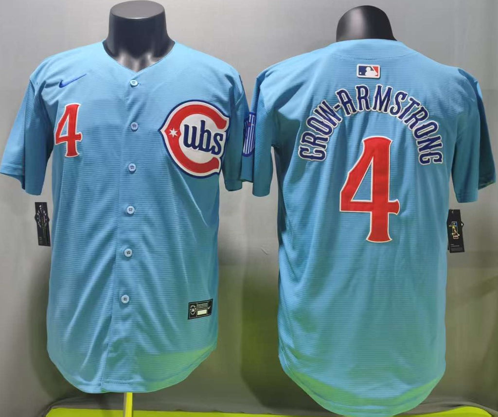 Chicago Cubs Pete Crow-Armstrong #4 Baseball Jersey