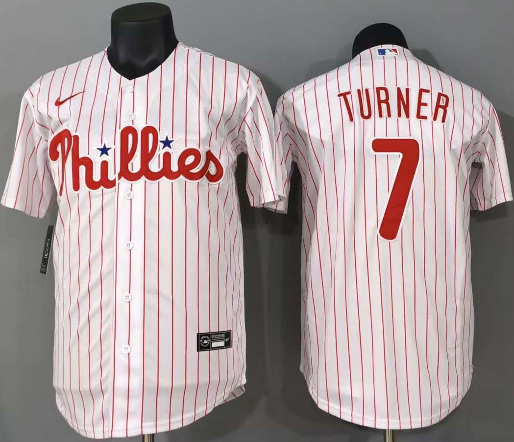 Philadelphia Phillies Trea Turner #7 Baseball Jersey