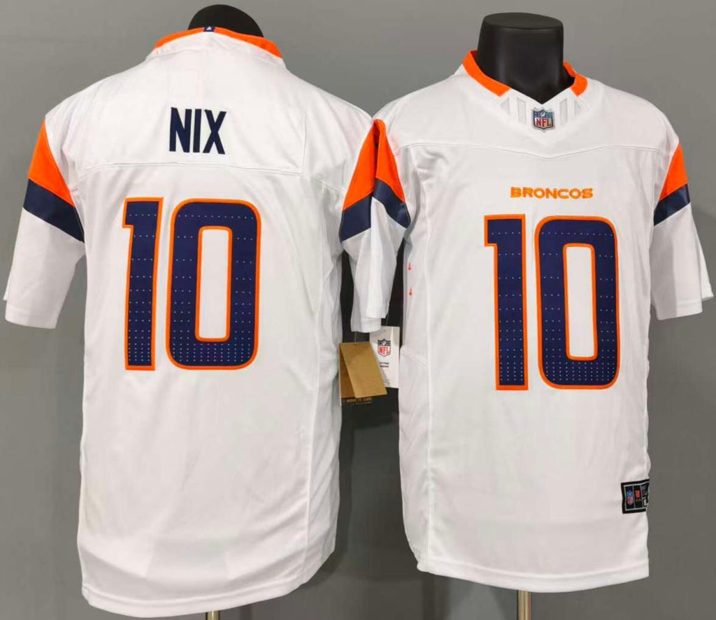 Bo Nix #10 Denver Broncos Game Jersey