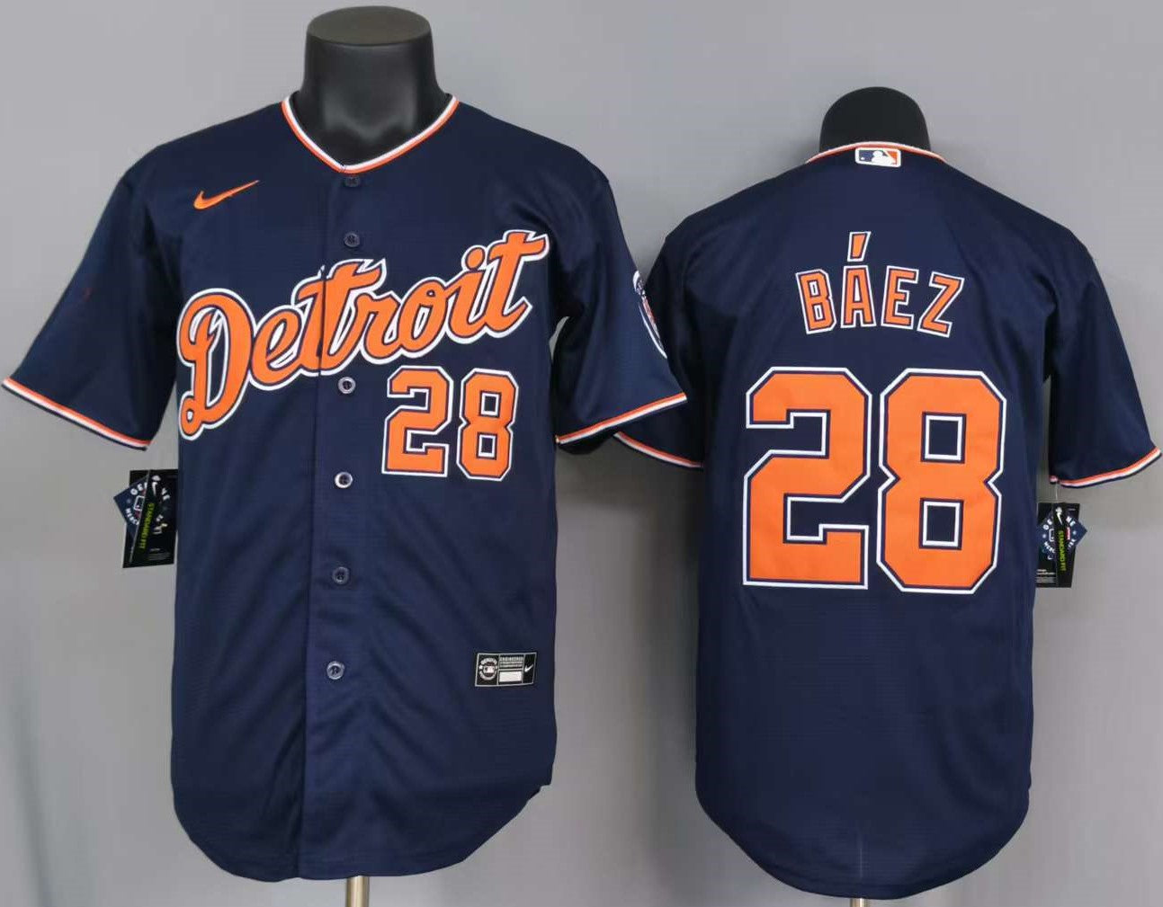 Detroit Tigers Javier Báez #28 Baseball Jersey