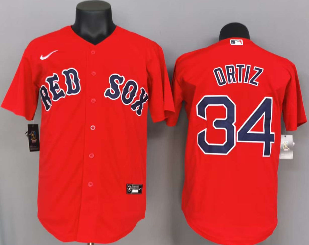 Boston Red Sox David Ortiz #34 Baseball Jersey