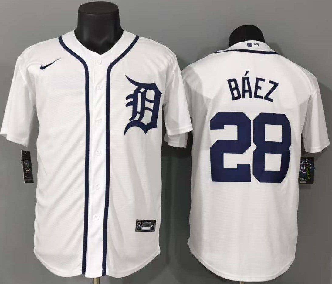 Detroit Tigers Javier Báez #28 Baseball Jersey