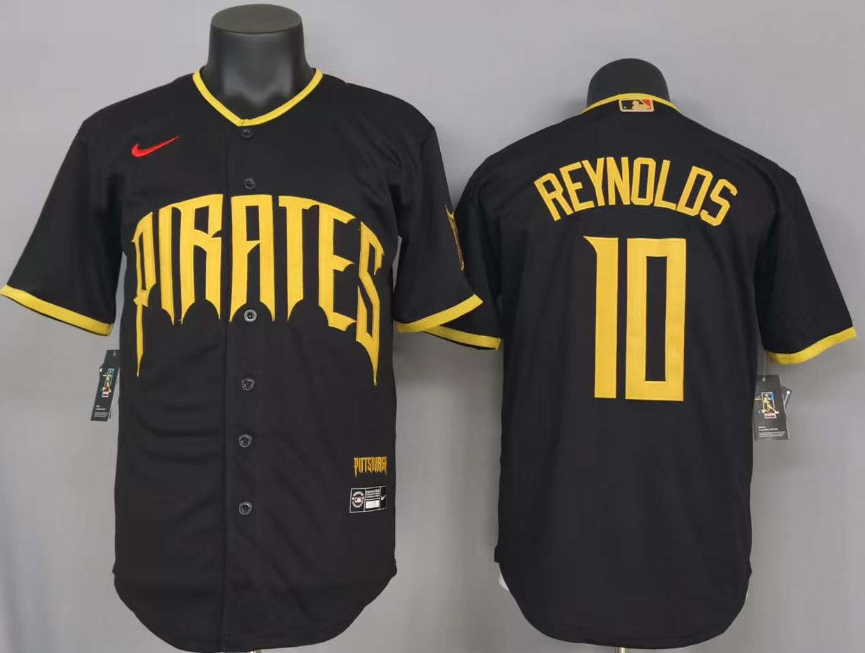 Pittsburgh Pirates Bryan Reynolds #10 Baseball Jersey