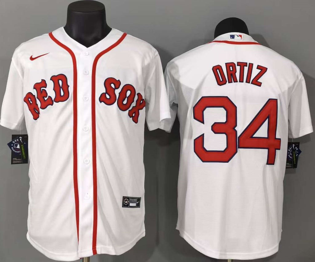 Boston Red Sox David Ortiz #34 Baseball Jersey