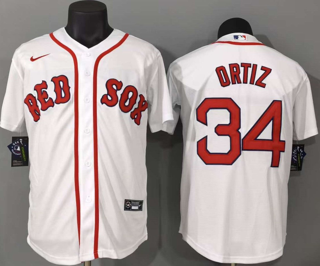 Boston Red Sox David Ortiz #34 Baseball Jersey