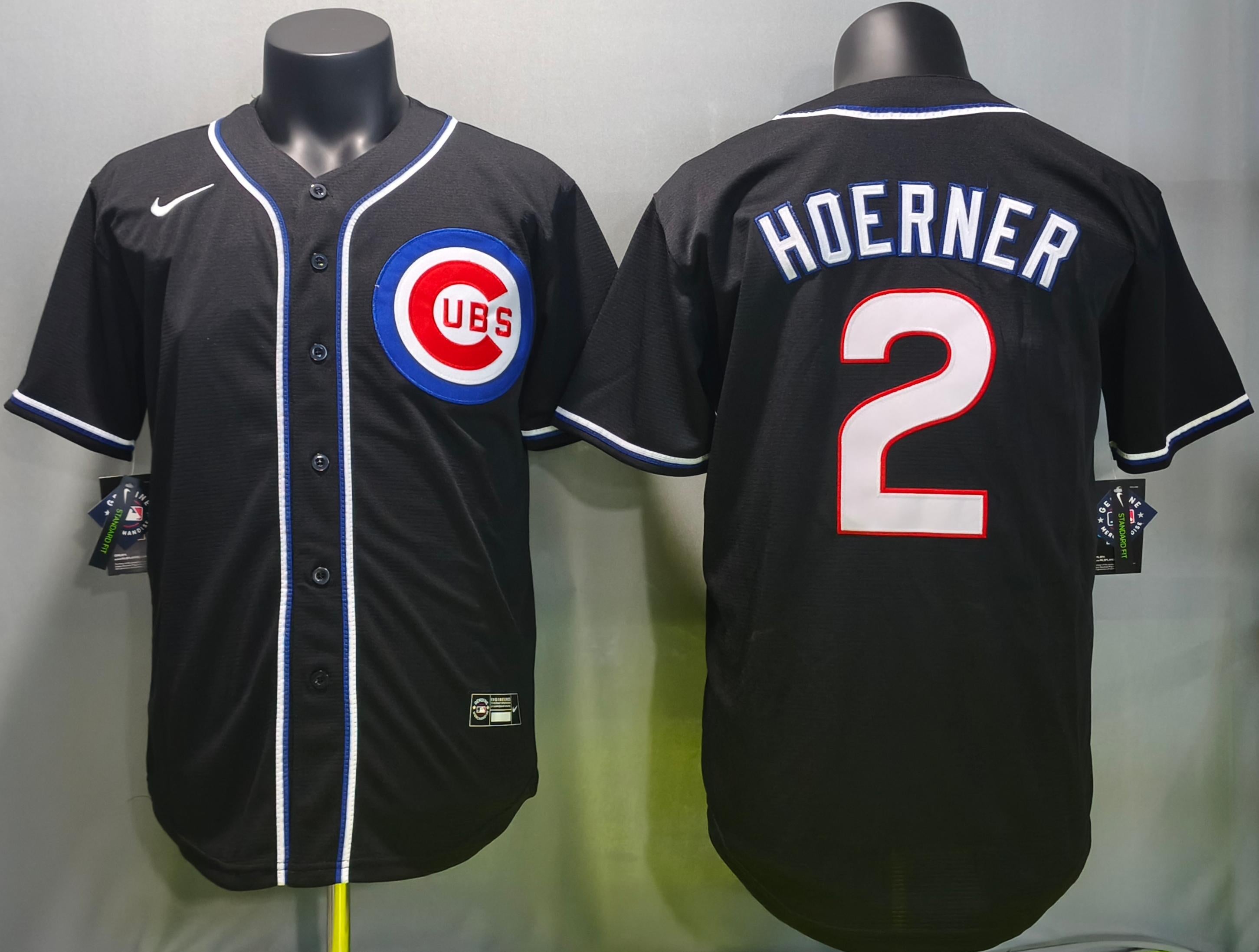 Chicago Cubs Nico Hoerner #2 Baseball Jersey