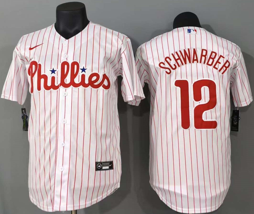 Philadelphia Phillies Kyle Schwarber #12 Baseball Jersey