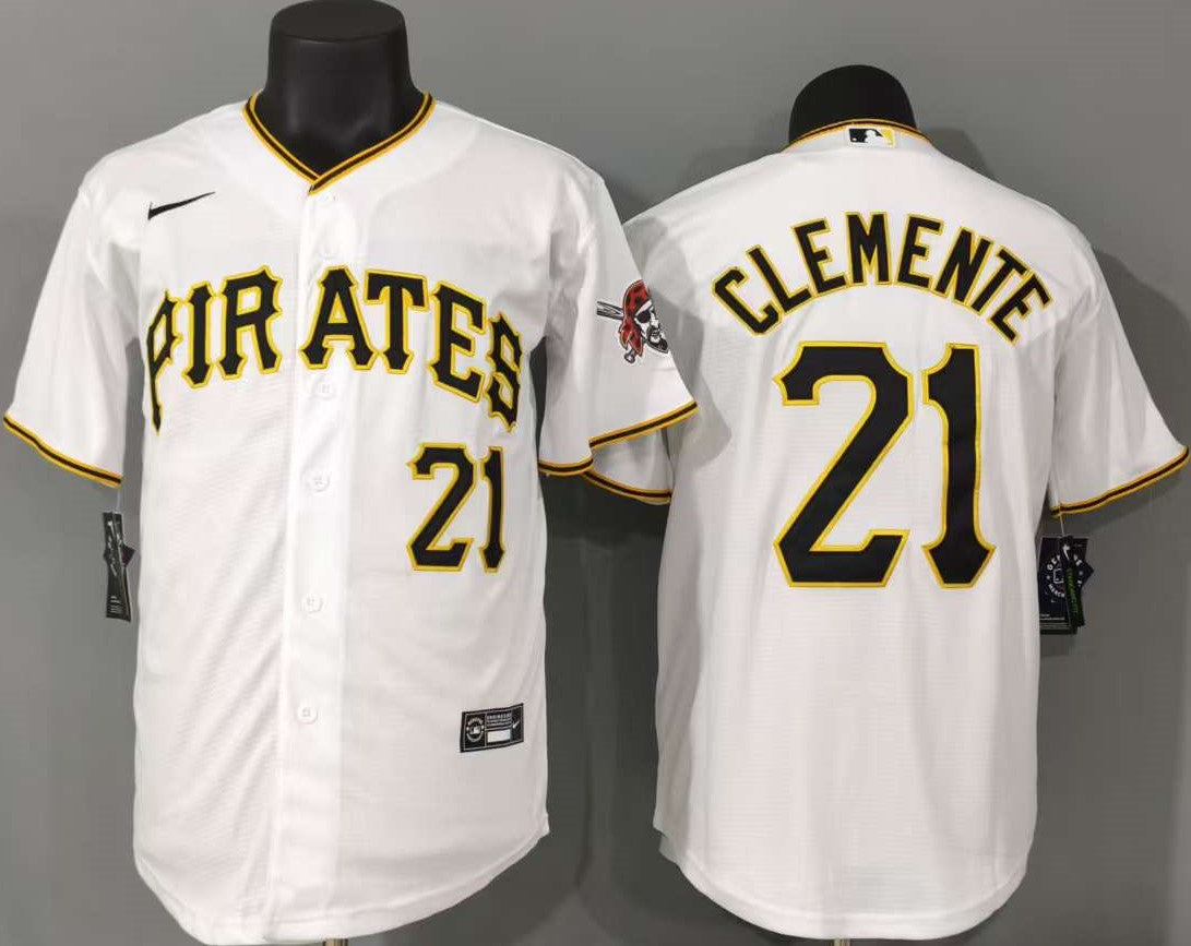 Pittsburgh Pirates Roberto Clemente #21 Baseball Jersey