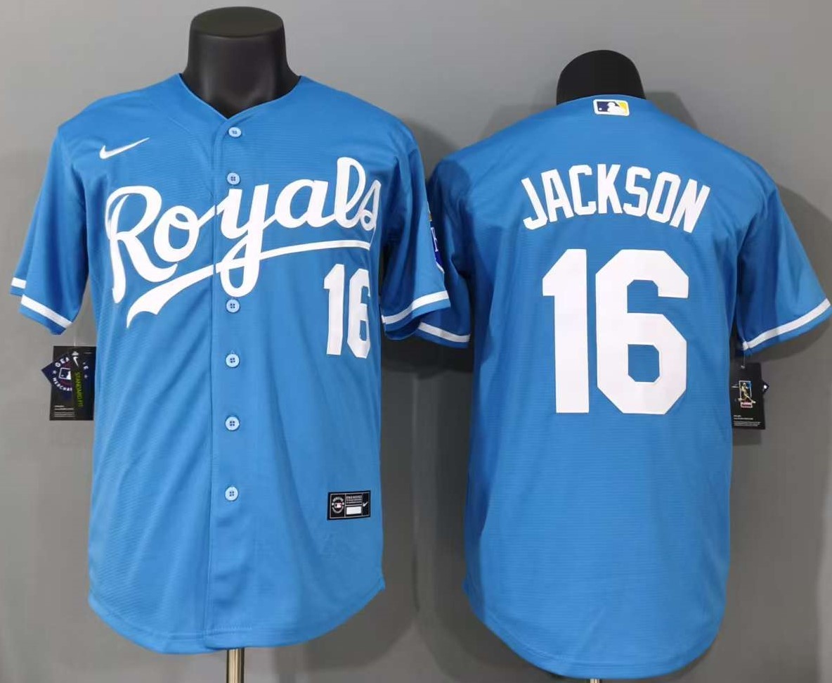 Kansas City Royals Bo Jackson #16 Baseball Jersey