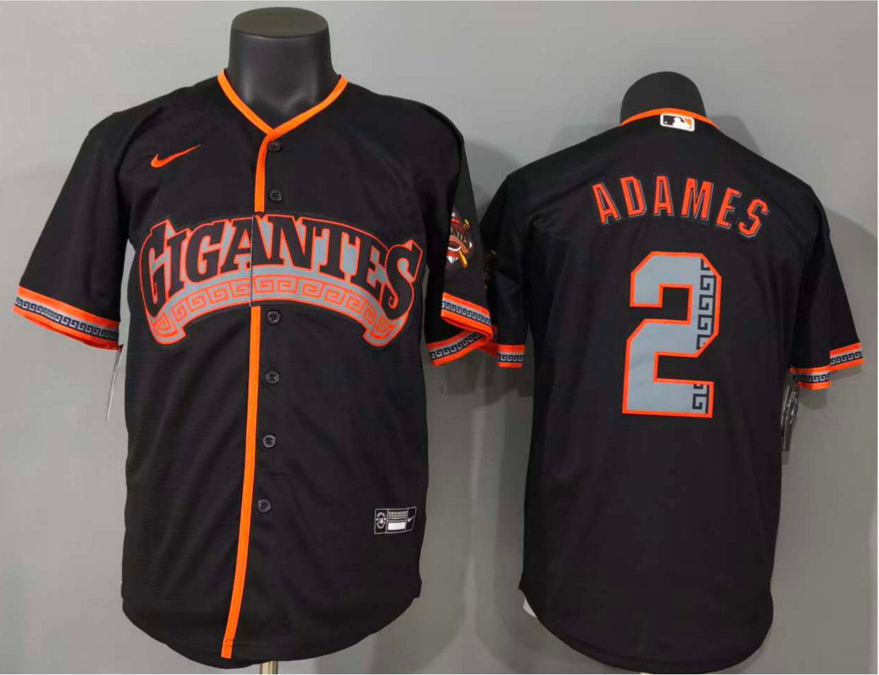 San Francisco Giants Willy Adames #2 Baseball Jersey