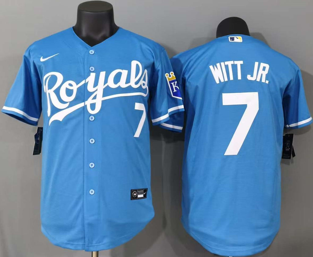 Kansas City Royals Bobby Witt Jr. #7 Baseball Jersey