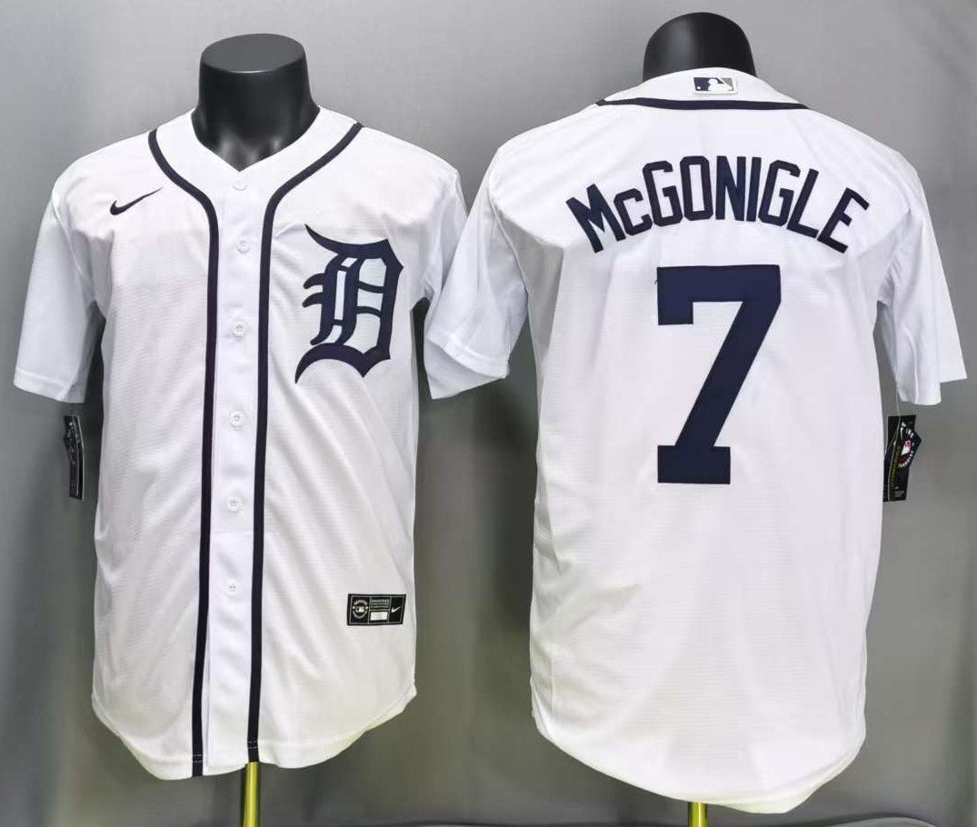 Detroit Tigers Kevin McGonigle #7 Baseball Jersey