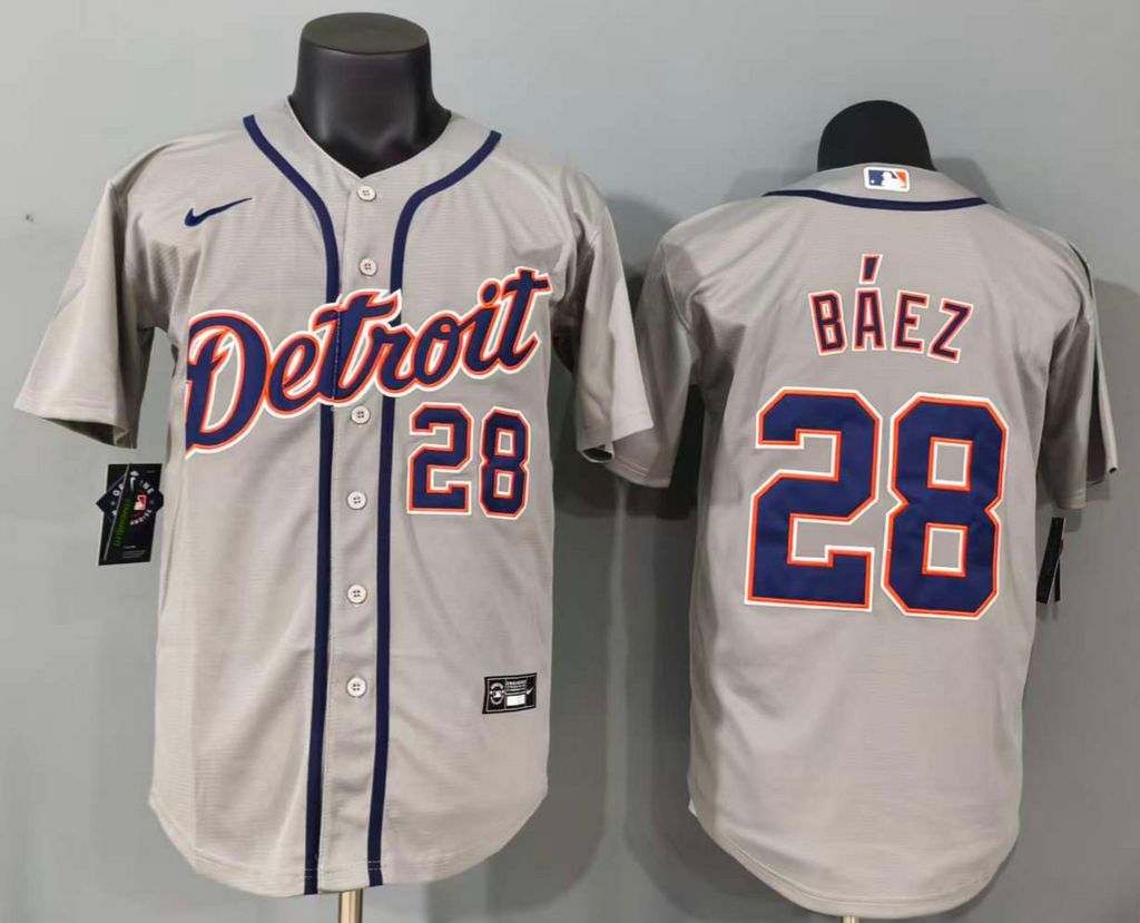 Detroit Tigers Javier Báez #28 Baseball Jersey