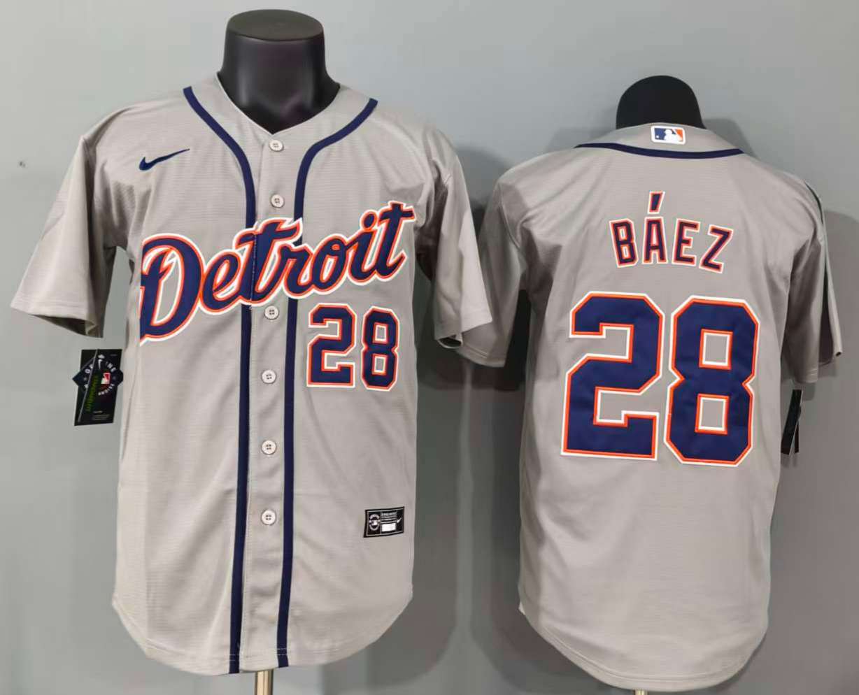 Detroit Tigers Javier Báez #28 Baseball Jersey