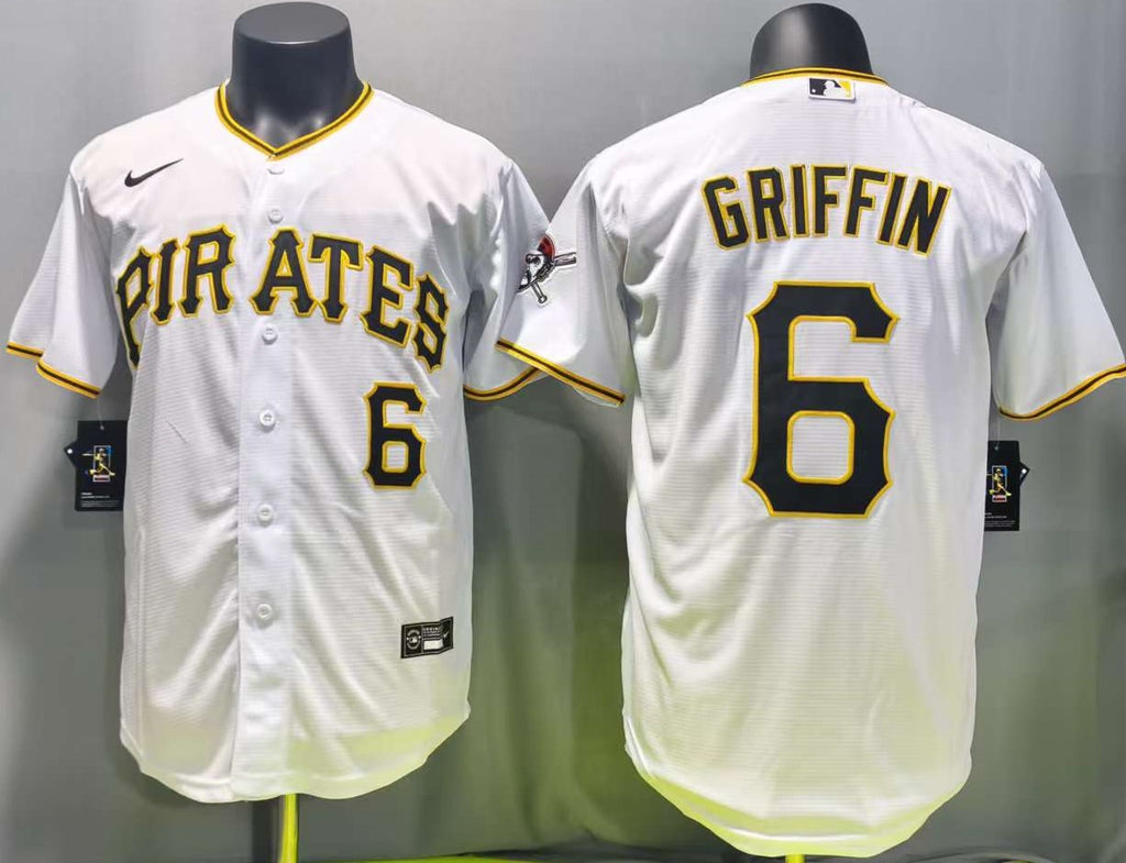 Pittsburgh Pirates Konnor Griffin #6 Baseball Jersey