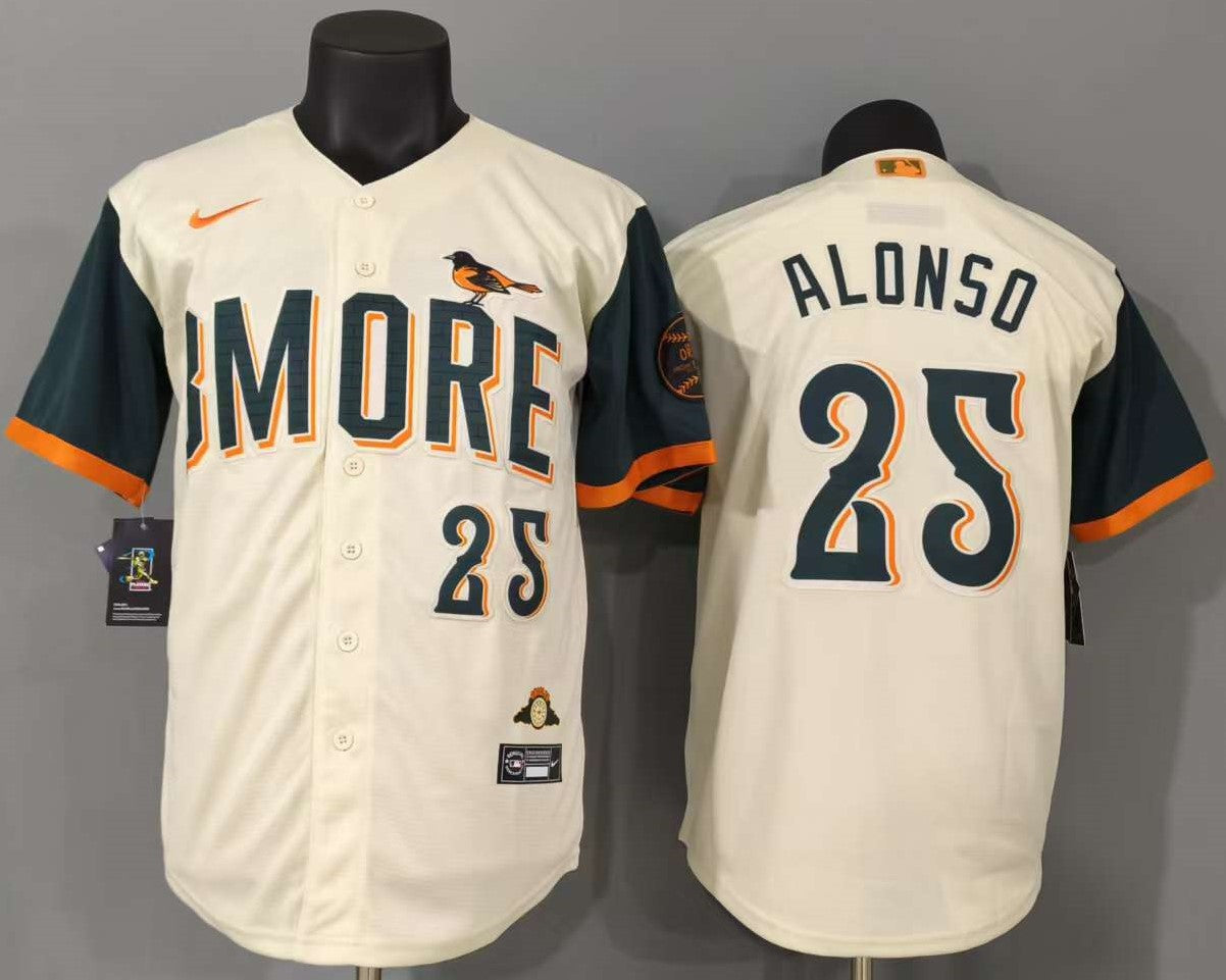Baltimore Orioles Anthony Alonso  #25 Baseball Jersey