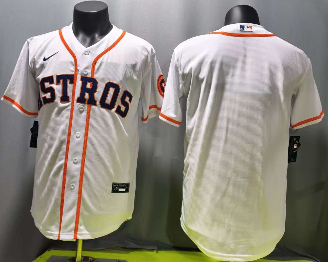 Houston Astros Blank Baseball Jersey