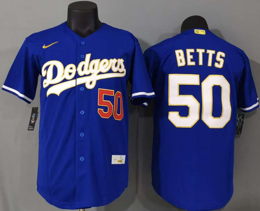 Los Angeles Dodgers Mookie Betts #50 Baseball Jersey