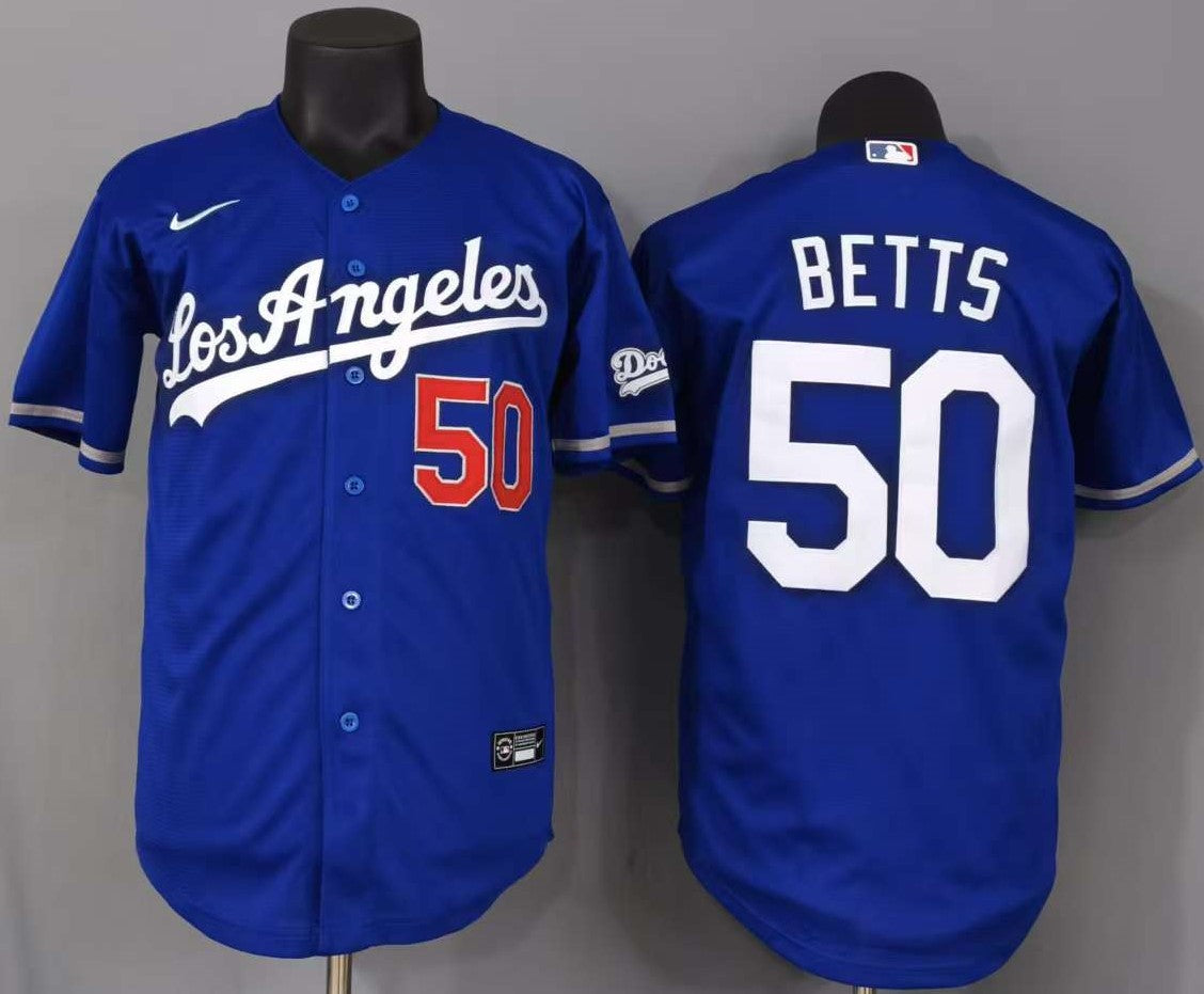 Los Angeles Dodgers Mookie Betts #50 Baseball Jersey
