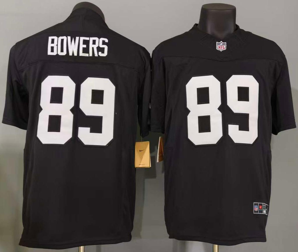 Brock Bowers #89 Las Vegas Raiders Game Jersey