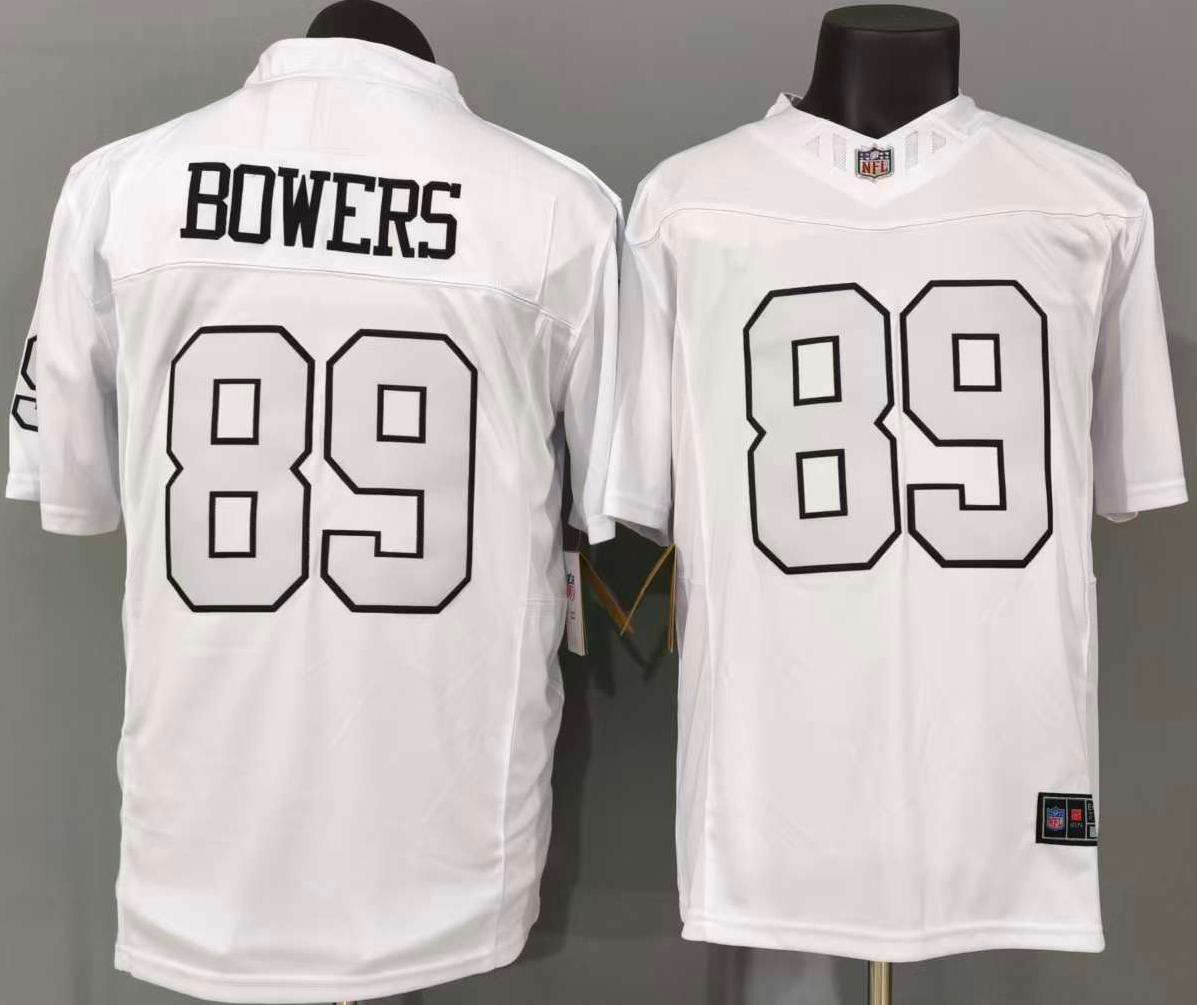 Brock Bowers #89 Las Vegas Raiders Game Jersey