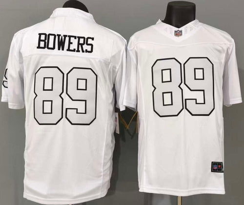 Brock Bowers #89 Las Vegas Raiders Game Jersey