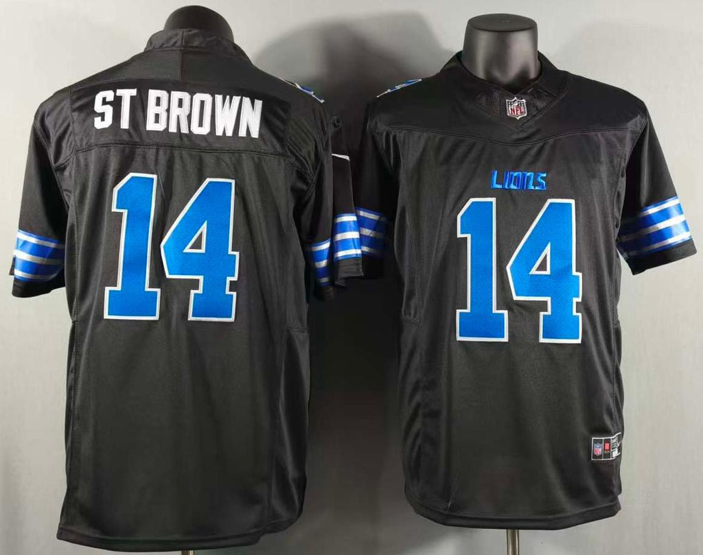 Amon-Ra St. Brown #14 Detroit Lions Game Jersey