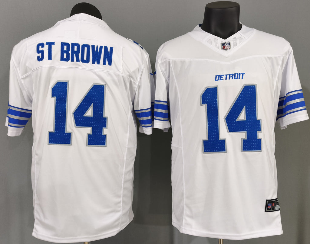 Amon-Ra St. Brown #14 Detroit Lions Game Jersey