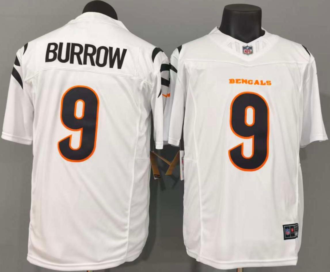 Joe Burrow #9 Cincinnati Bengals Game Jersey