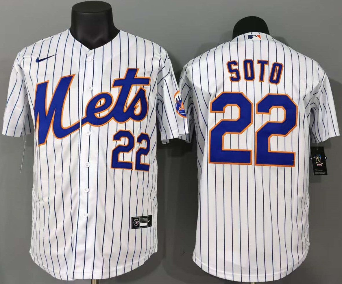 New York Mets Juan Soto #22 Baseball Jersey