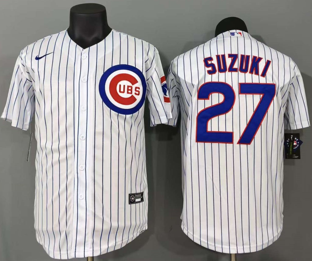 Chicago Cubs Seiya Suzuki #27 Baseball Jersey