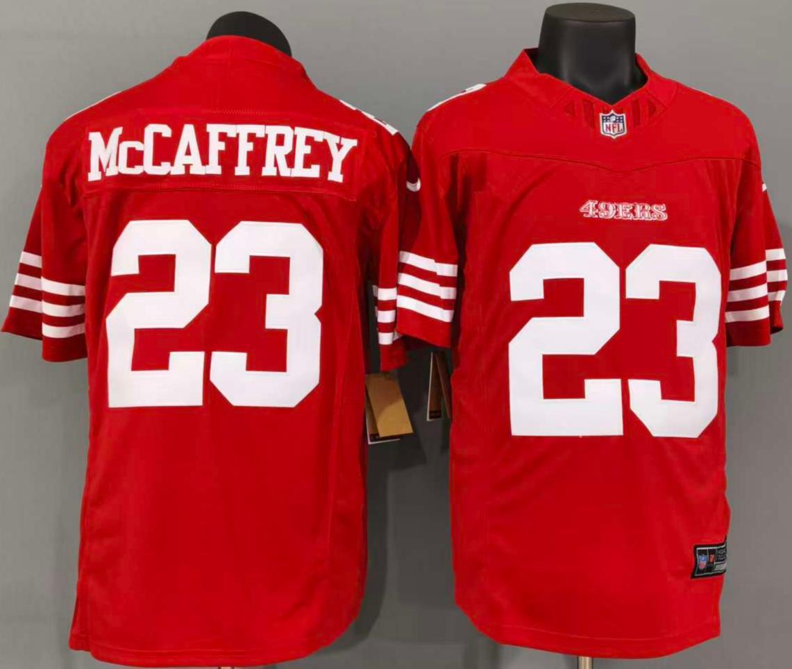 Christian McCaffrey #23 San Francisco 49ers Game Jersey