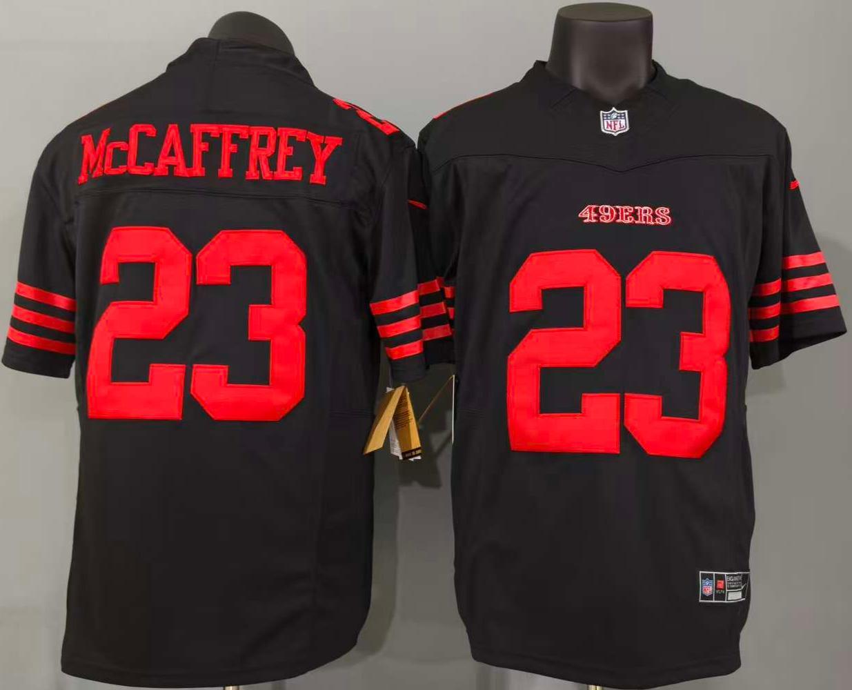 Christian McCaffrey #23 San Francisco 49ers Game Jersey