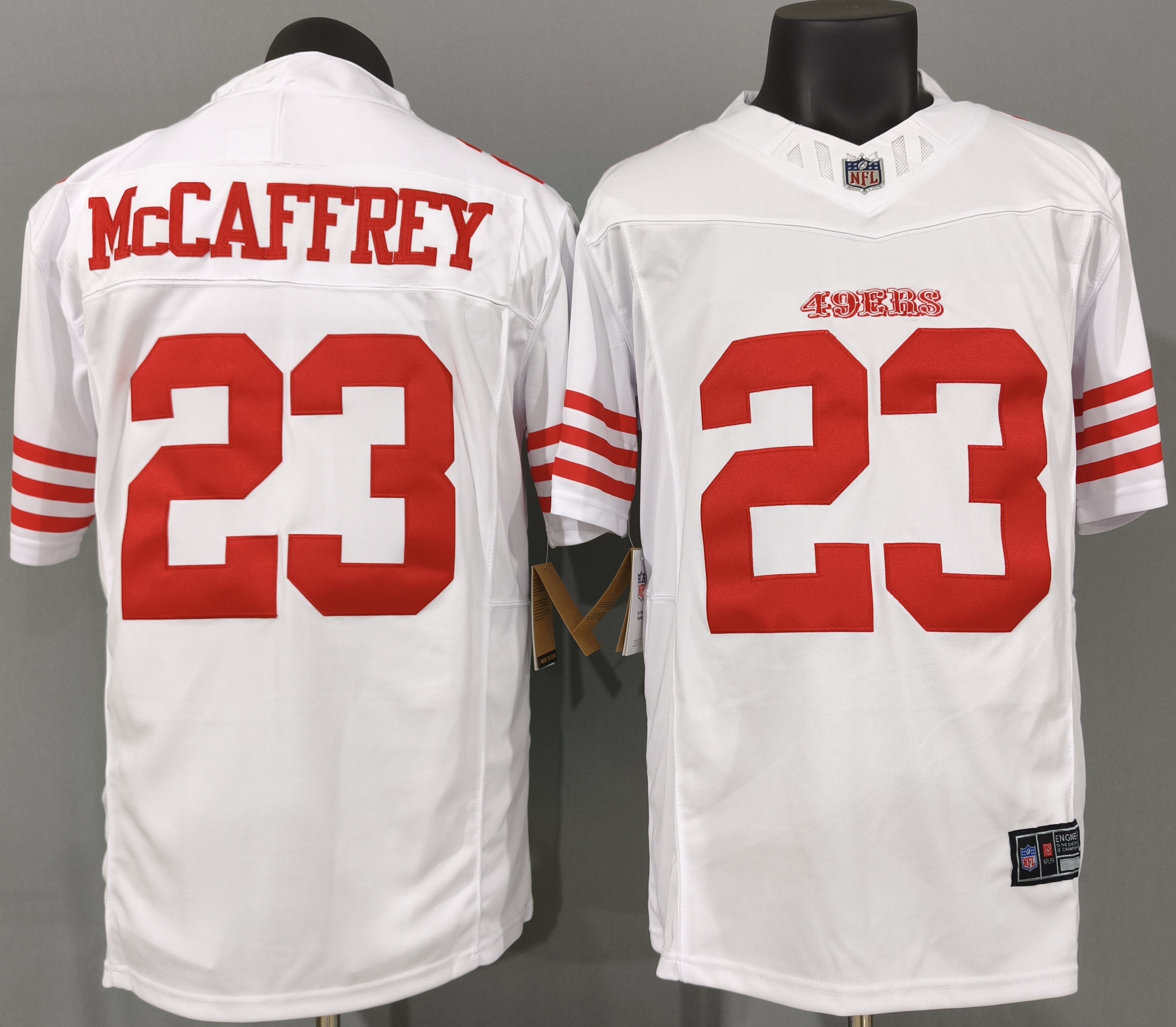Christian McCaffrey #23 San Francisco 49ers Game Jersey