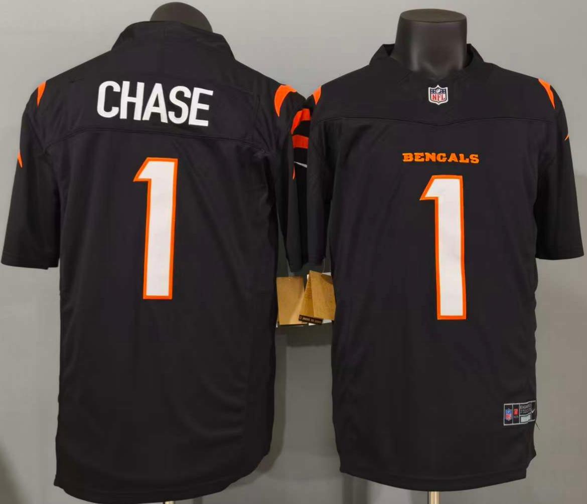 Ja'Marr Chase #1 Cincinnati Bengals Game Jersey