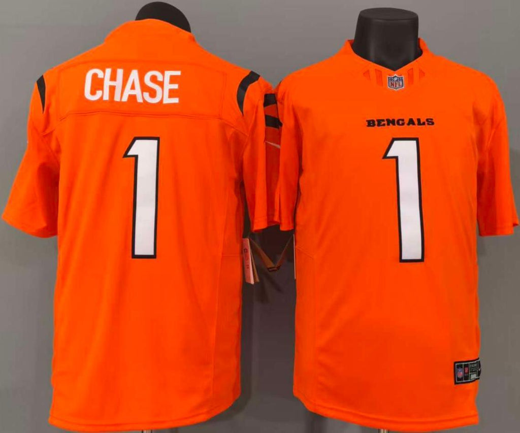 Ja'Marr Chase #1 Cincinnati Bengals Game Jersey