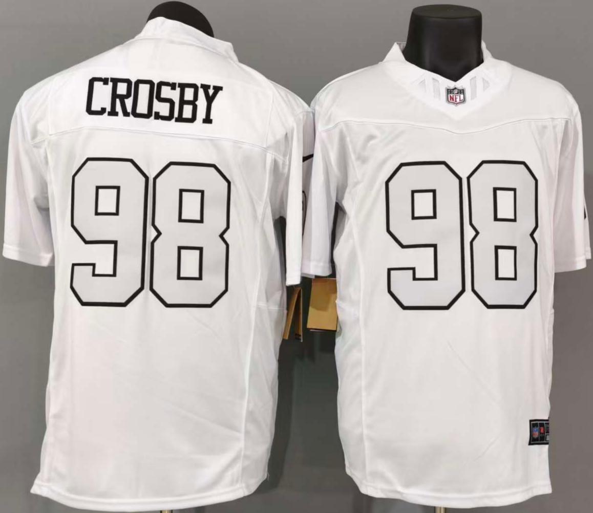 Maxx Crosby #98 Las Vegas Raiders Game Jersey