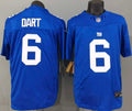 Jaxson Dart #6 New York Giants Game Jersey