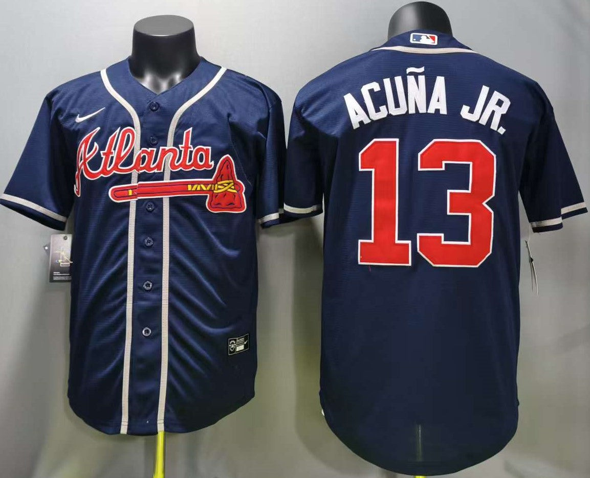 Atlanta Braves Ronald Acuña Jr. #13 Baseball Jersey