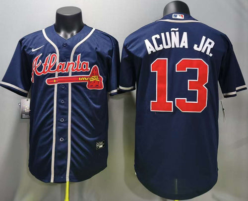 Atlanta Braves Ronald Acuña Jr. #13 Baseball Jersey