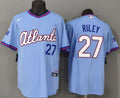 Atlanta Braves Austin Riley #27 Baseball Jersey